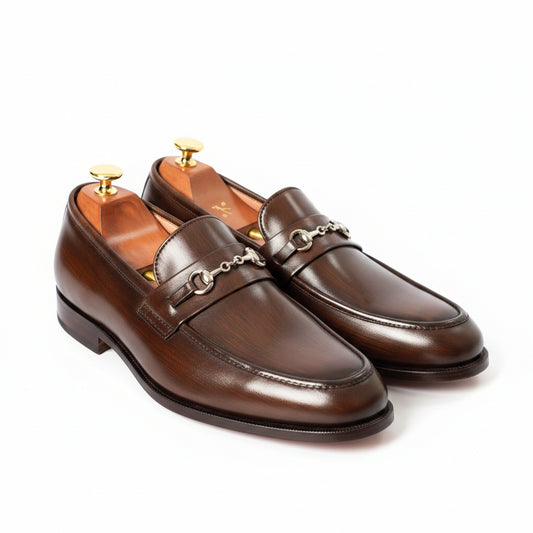 Marcello - Horsebit Leather Sole Loafer