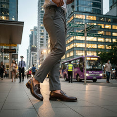 Marcello - Horsebit Leather Sole Loafer