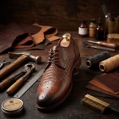 Luciano - Hand-Woven Heritage Brogue