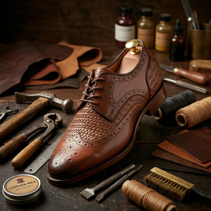 Luciano - Hand-Woven Heritage Brogue