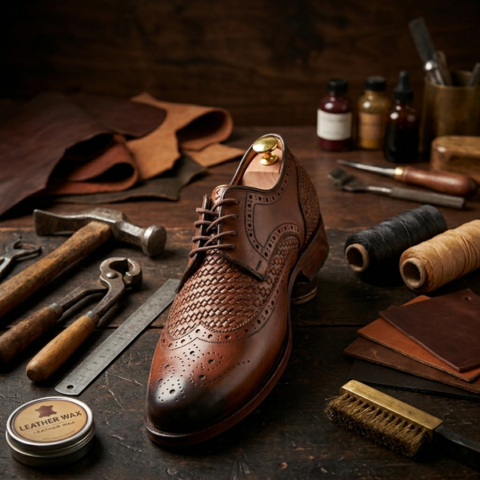 Luciano - Hand-Woven Heritage Brogue