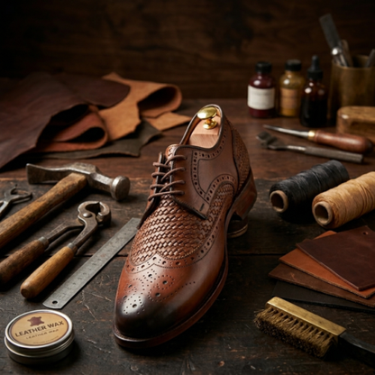 Luciano - Hand-Woven Heritage Brogue
