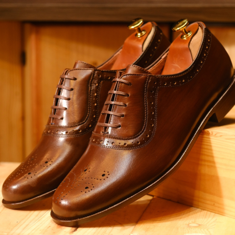 Quarter Brogue Oxford: The Anthony