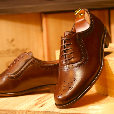 Quarter Brogue Oxford: The Anthony