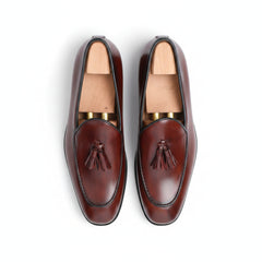 Alessandro - Hand-Burnished Tassel Loafer