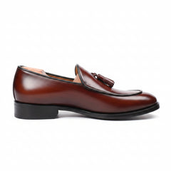 Alessandro - Hand-Burnished Tassel Loafer