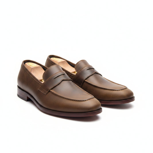 Lorenzo - Crazy Horse Leather Penny Loafer